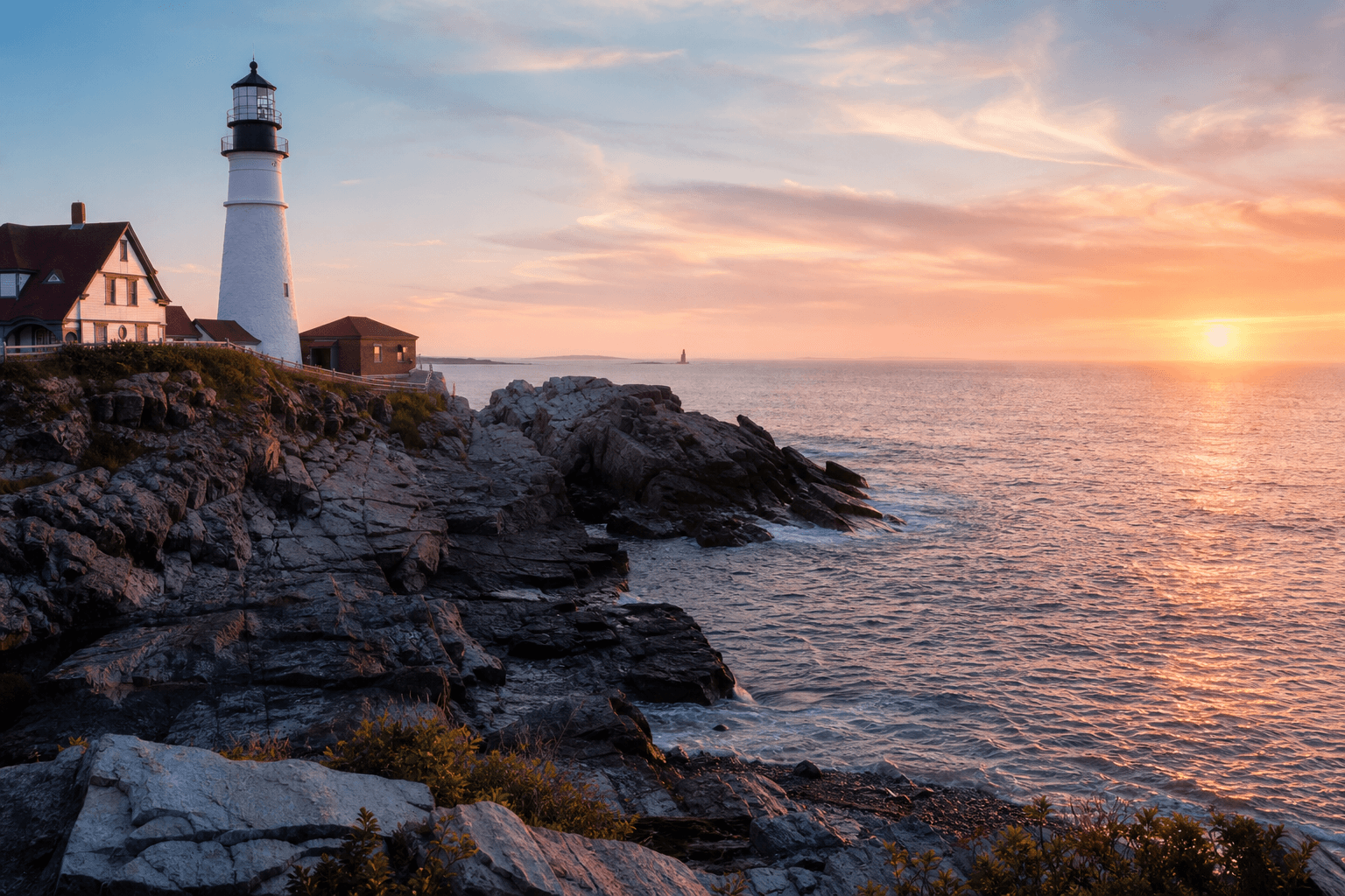 Maine landscape — respectful healthcare imagery