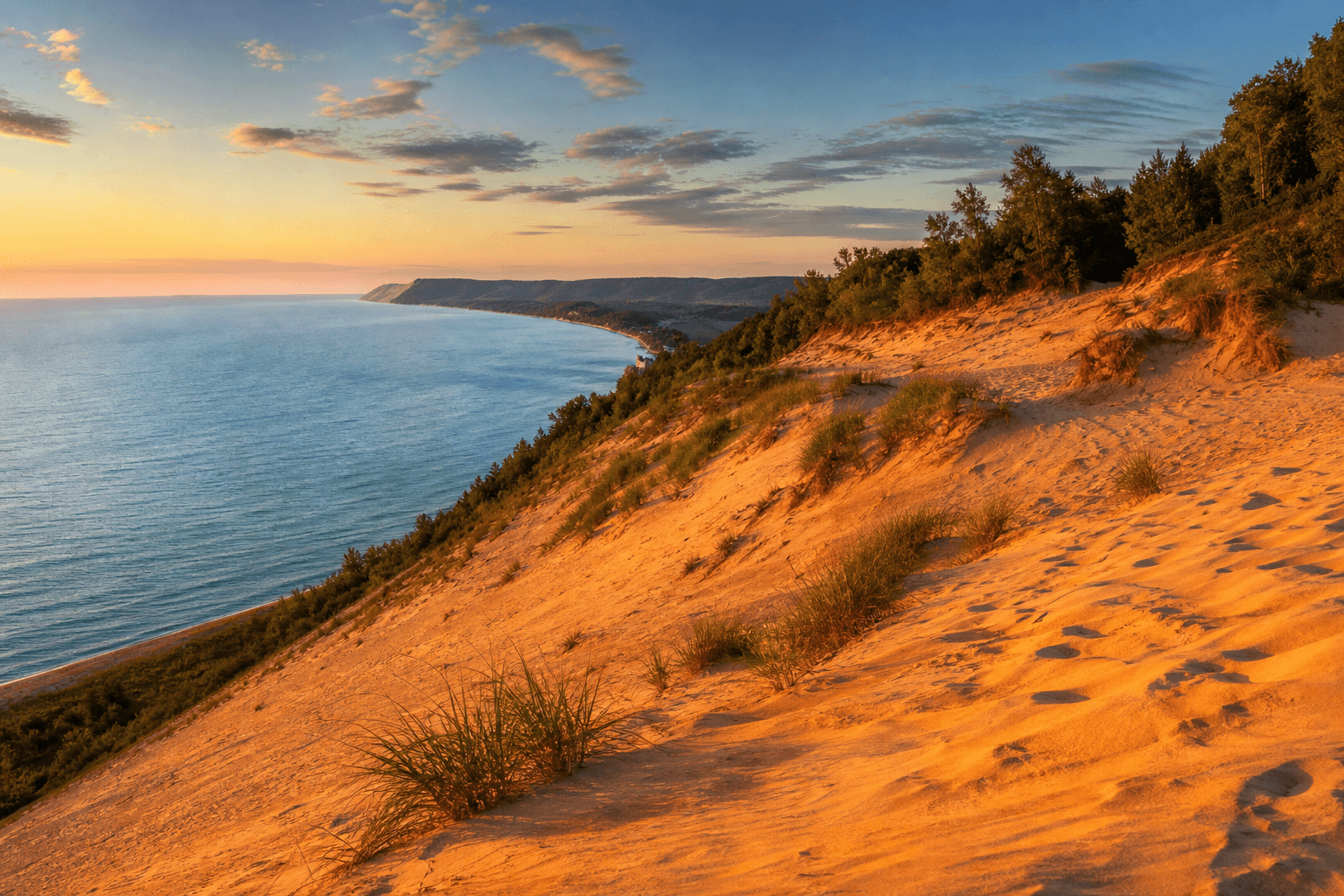 Michigan landscape — respectful healthcare imagery