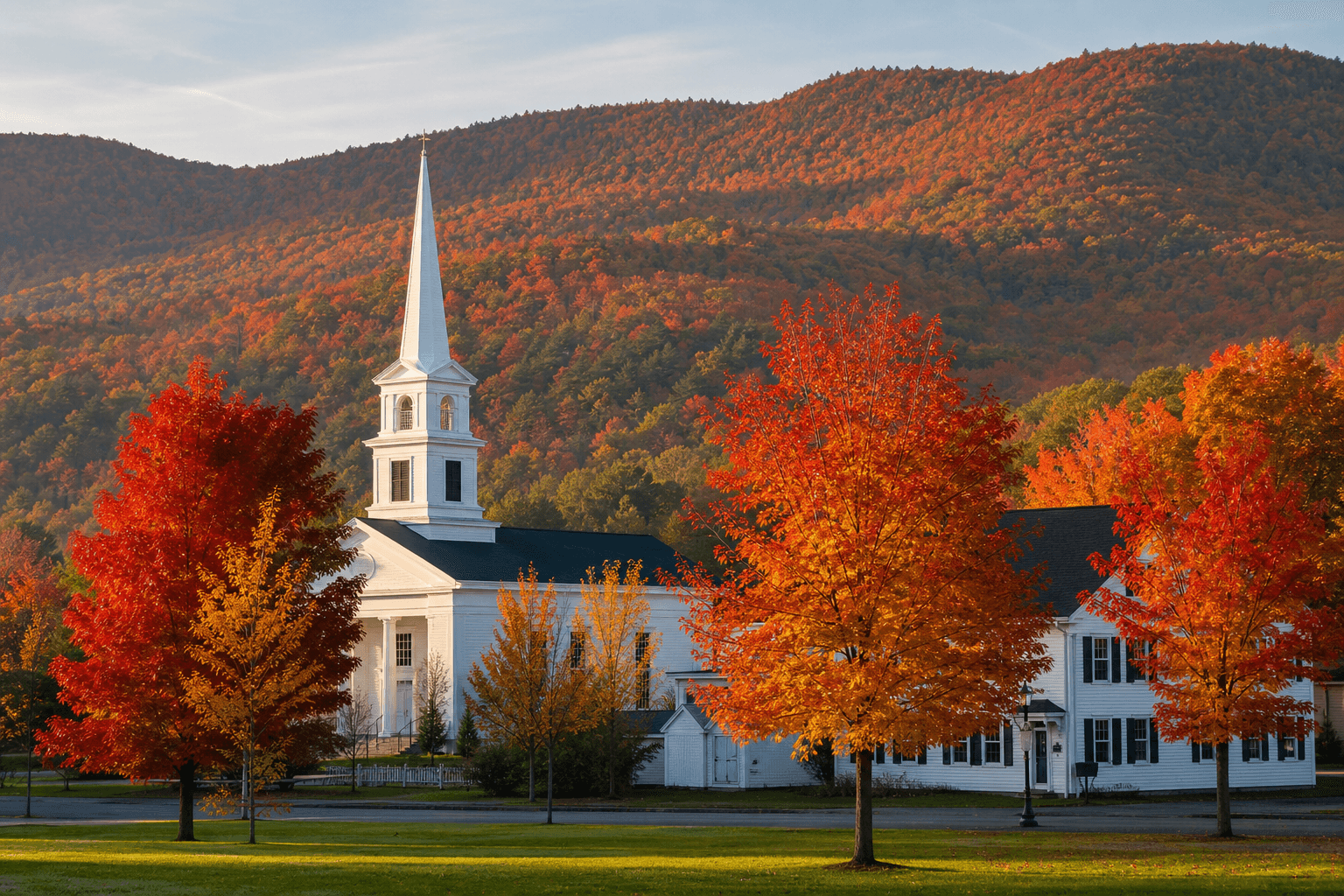 Vermont landscape — respectful healthcare imagery