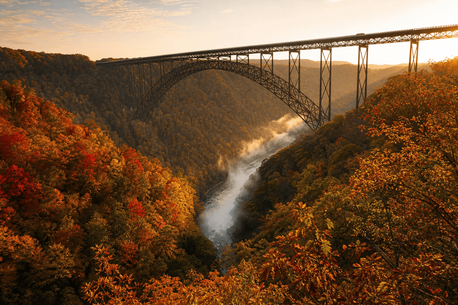 West Virginia landscape — respectful healthcare imagery