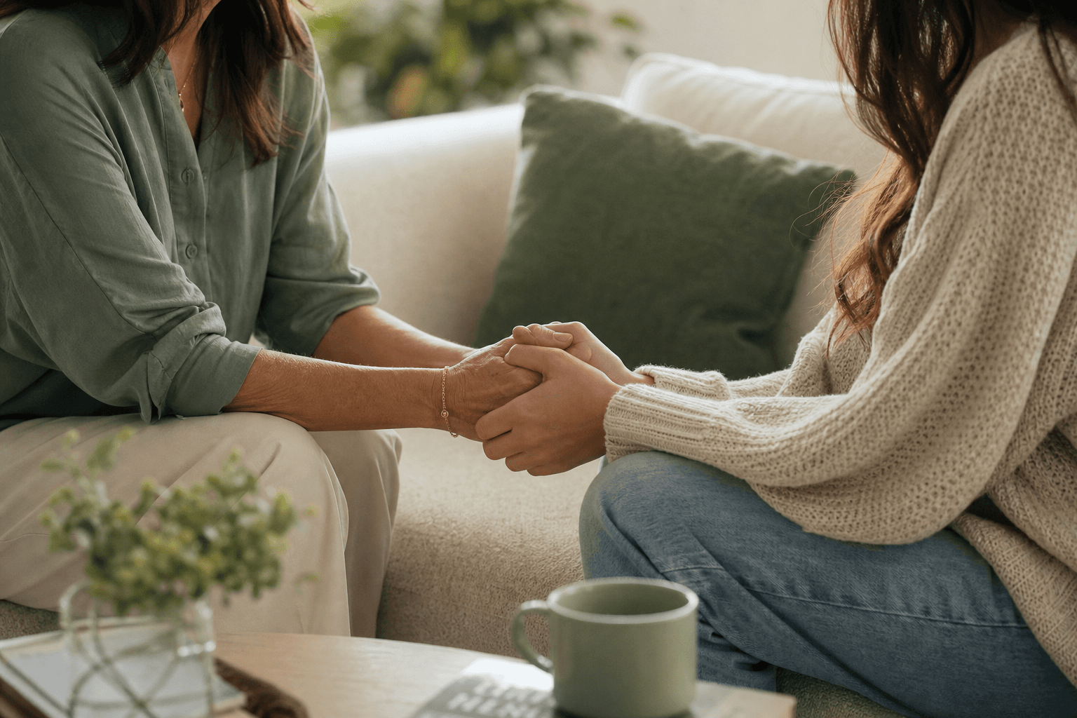 A mother and daughter finding hope together