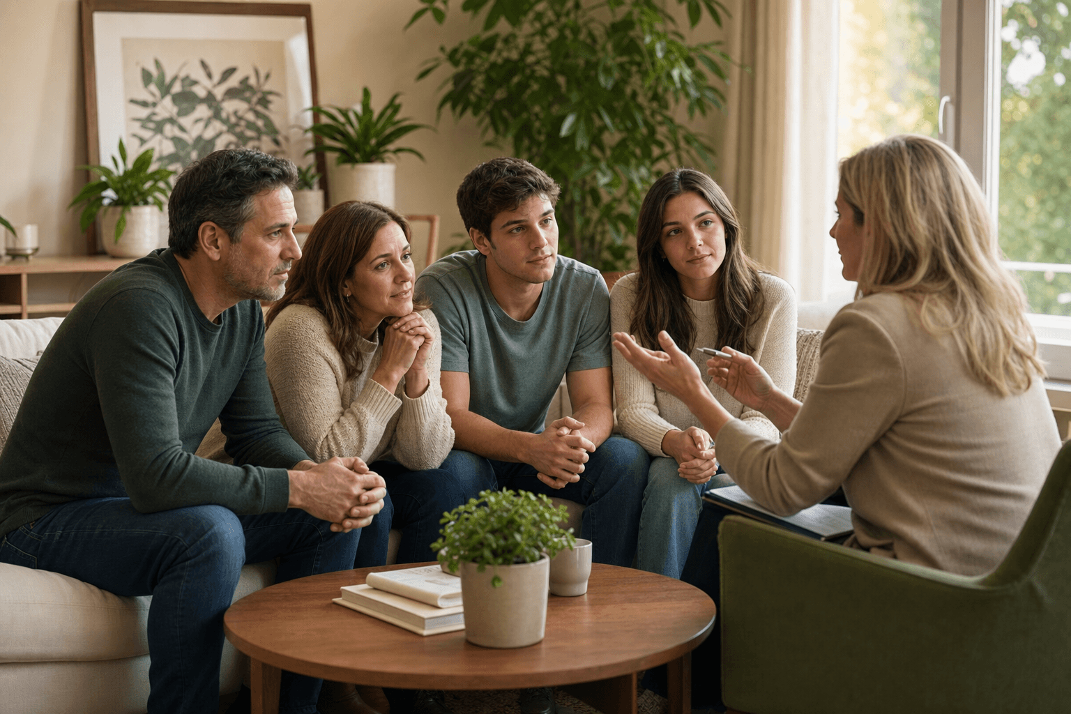 A family using the ARISE model