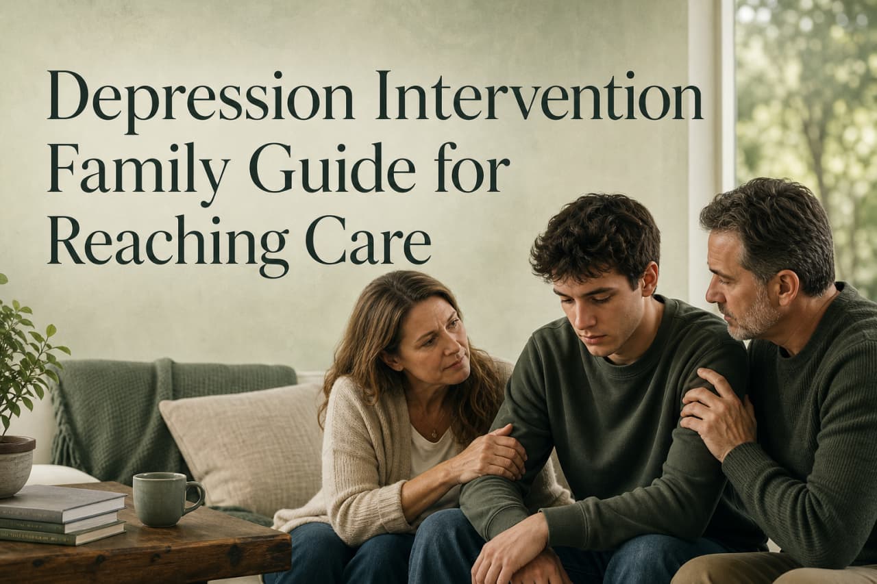 Depression Intervention Family Guide for Reaching Care