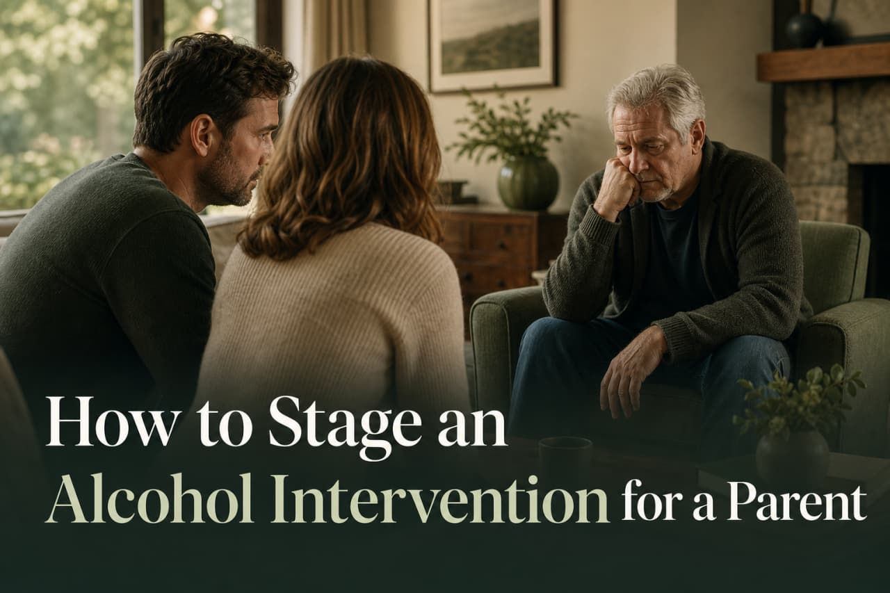 How to Stage an Alcohol Intervention for a Parent
