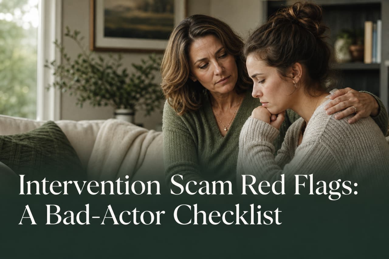 Intervention Scam Red Flags: A Bad-Actor Checklist