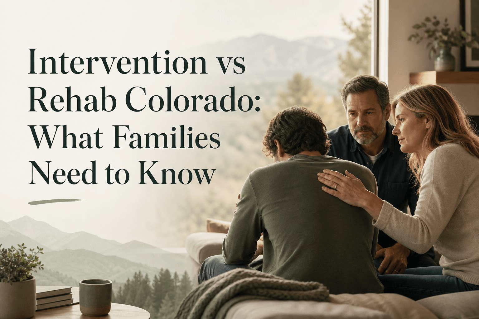 Intervention vs Rehab Colorado: What Families Need to Know