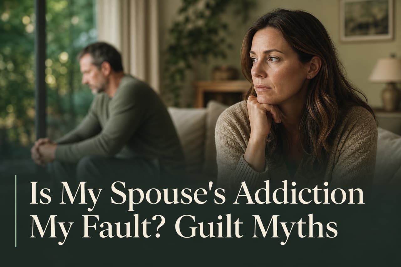Is My Spouse's Addiction My Fault? Guilt Myths