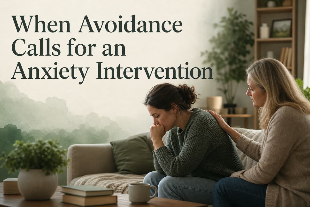 When Avoidance Calls for an Anxiety Intervention