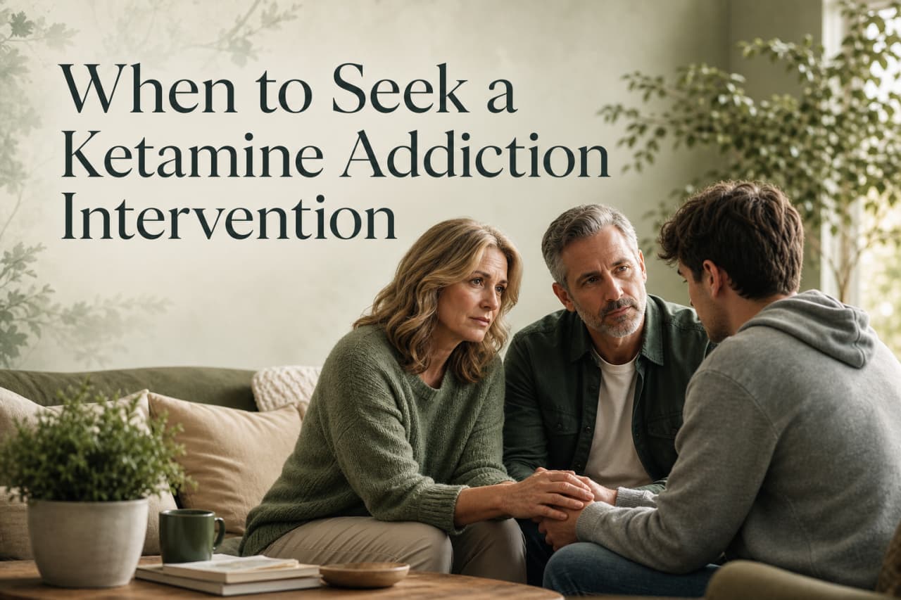 When to Seek a Ketamine Addiction Intervention