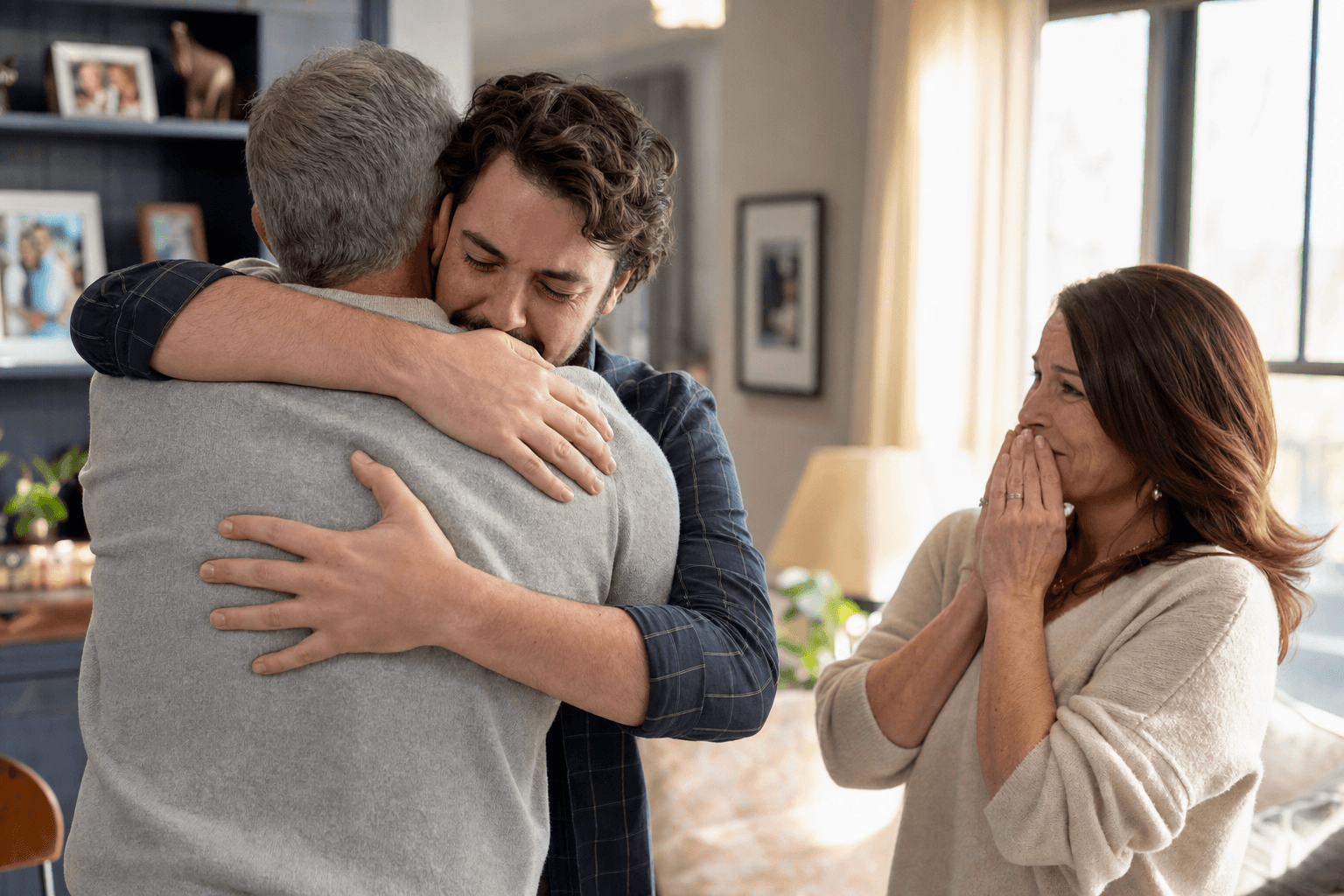 A family using the Johnson Model intervention