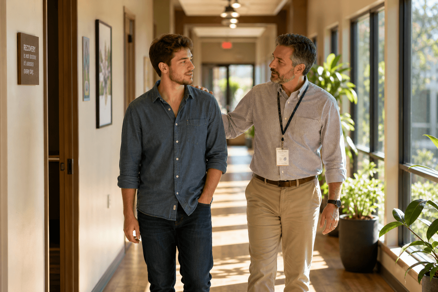 A family supporting opioid recovery