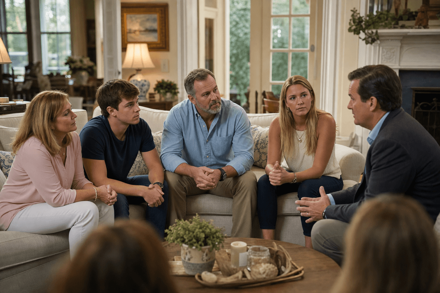 Family meeting with a certified interventionist in South Carolina