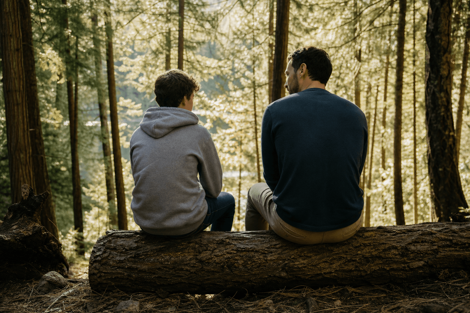 Parents supporting their teenager through intervention