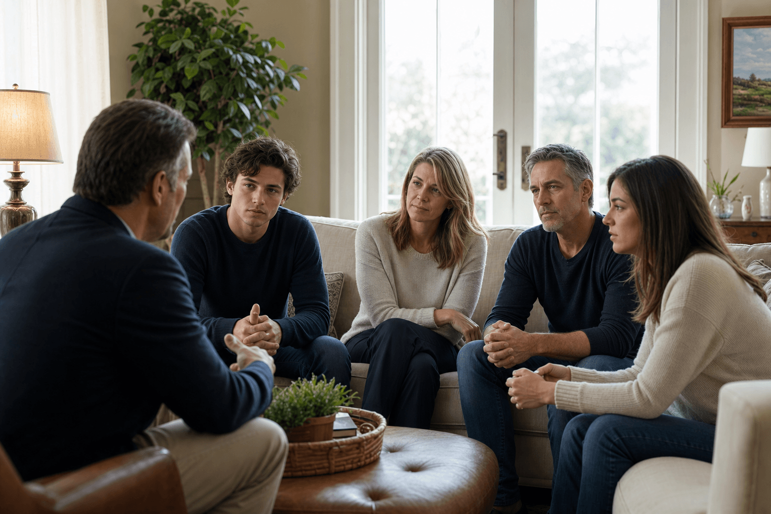 Family meeting with a certified interventionist in Virginia