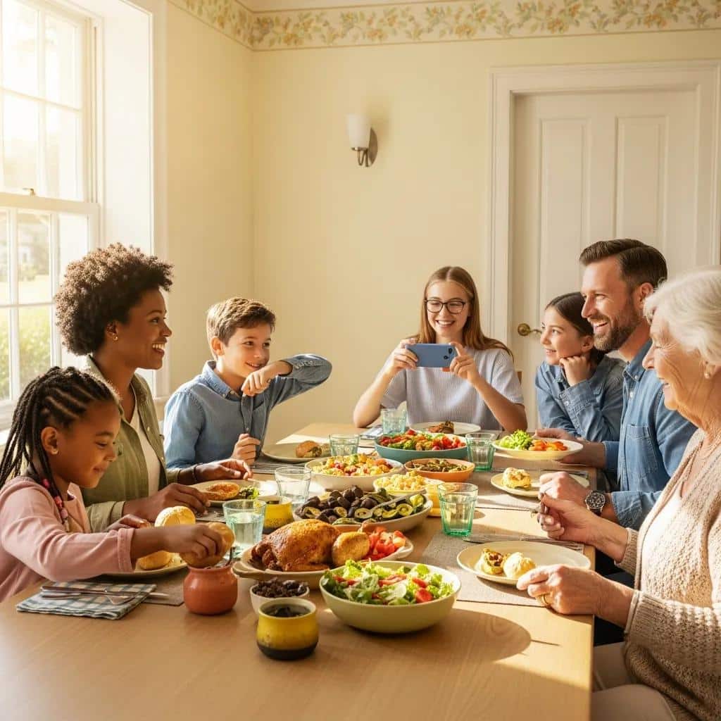 Family members interacting positively, highlighting the importance of dynamics in addiction recovery