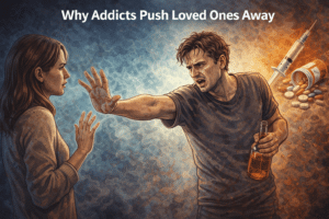 Why Addicts Push Loved Ones Away
