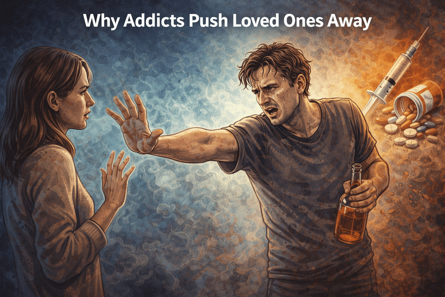 Why Addicts Push Loved Ones Away